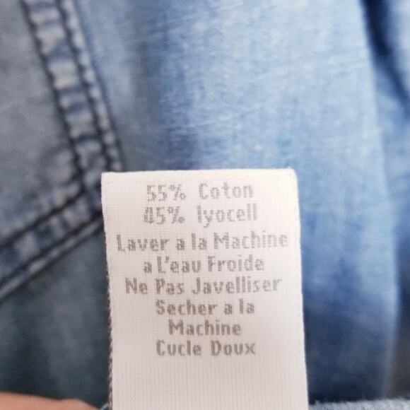 Lark & Wolff By Steven Alan Chambray Shirt Urban Outfitters - Size M - Picture 10 of 10